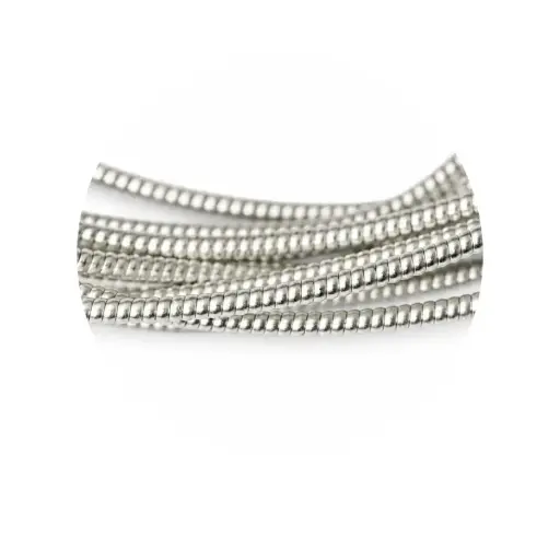 Alambre hard bullion No.1 rebordeador plateado x 5g 