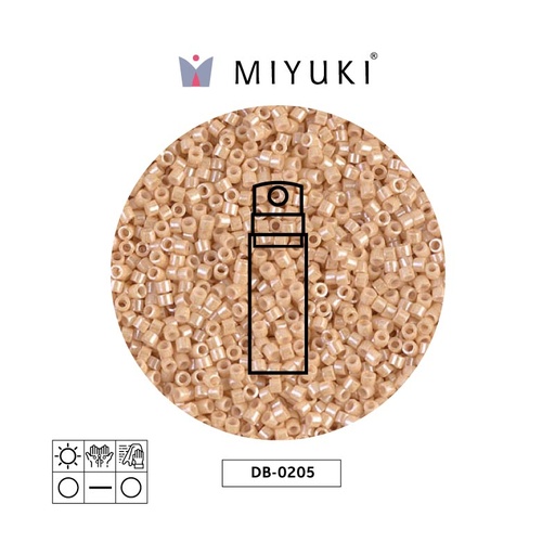 Miyuki delica 11/0 DB0205 ceylon beige x 10gr