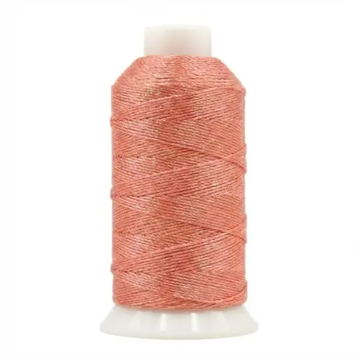 [08860] Hilo poliester metalizado 15 hilos SG-858 padparascha x rollo 150m