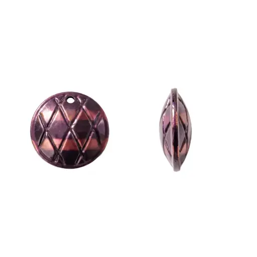 [31217] Herraje hindu K2202 redondo 25mm morado x 8 und