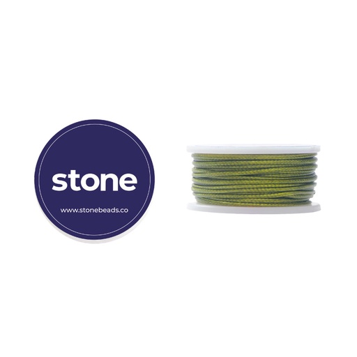 [21947] Cordon vibora 1mm 110 oliva x rollo 8m