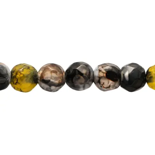 [06236] Sarta redonda facetada 4mm fire agate dark green x 92 unds