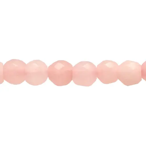 [02649] Sarta redonda facetada 4mm pink agate x 92unds
