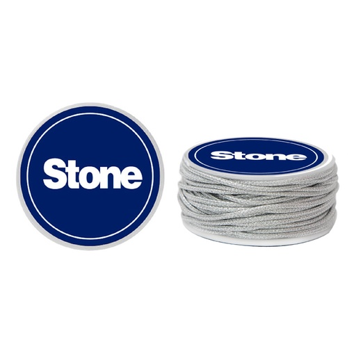 [02918] Cordon vibora 1mm plateado x 8m