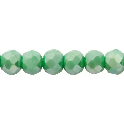 [13671] Murano rondela facetada 4mm turquoise 87 x 145 unds