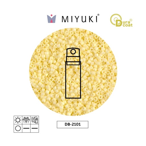 [23264] Miyuki delica 11/0 DB2101 opaco lemon ice x 10g