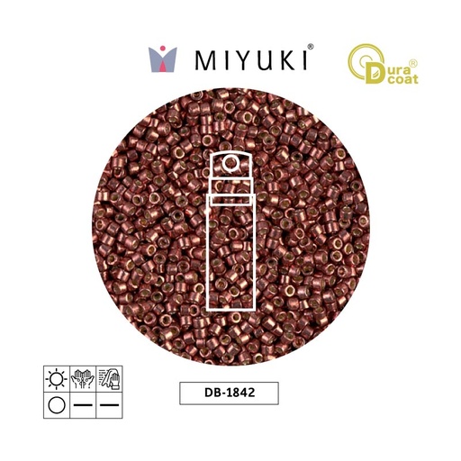 [30598] Miyuki delica 11/0 DB1842 galvanized copper x 10gr