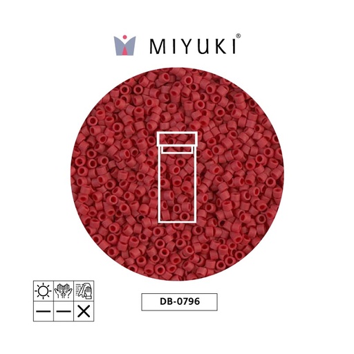 [28418] Miyuki delica 11/0 DB0796 mate opaco marron x 3g