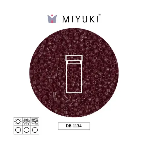 [28437] Miyuki delica 11/0 DB1134 opaco currant x 3g