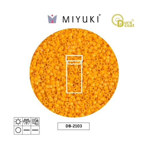 [31848] Miyuki delica 11/0 DB2103 opaco cantaloupe x 3g