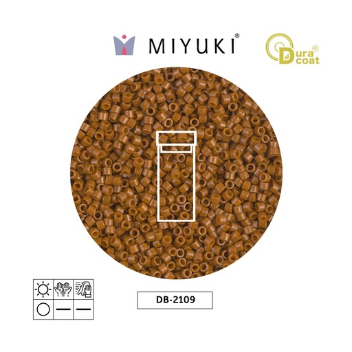 [31855] Miyuki delica 11/0 DB2109 duracoa opaco sienna x 3g