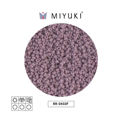 [24610] Mostacilla Miyuki rocalla 11/0 RR0410F opaco medium mauve mate AB x 250g