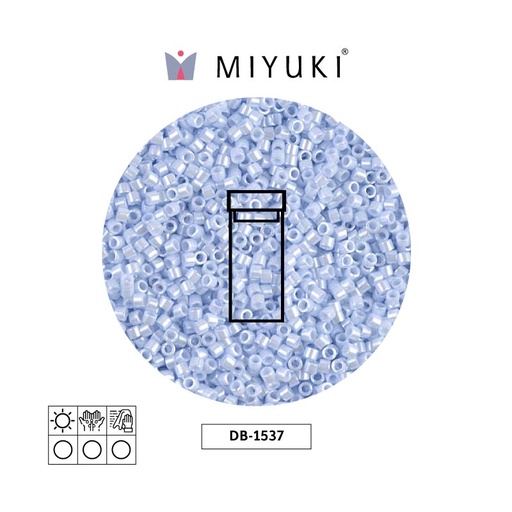 [32484] Miyuki delica 11/0 DB1537-1 lt sky blue ceylon x 3g