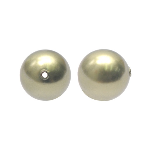 [11823] 5818 swarovski perla medio hueco crystal white pearl 8mm x und