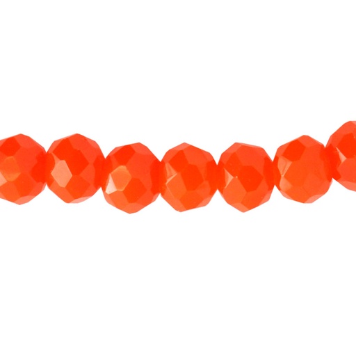 [16574] Murano rondela facetada 3mm living coral 79 x 115unds