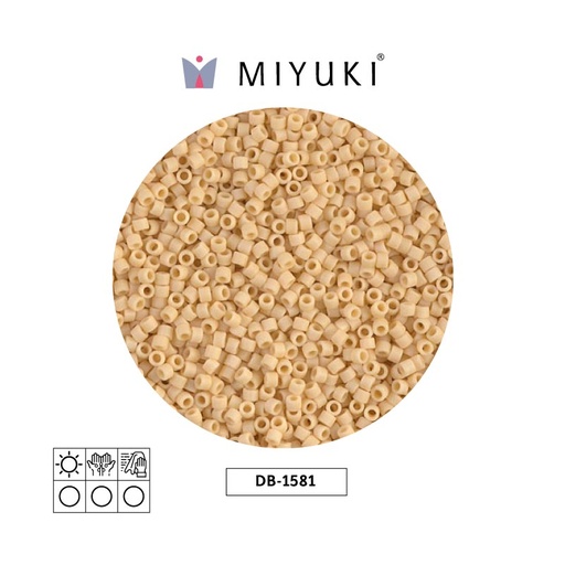 [28586] Miyuki delica 11/0 DB1581 mate opaco crema x 50g