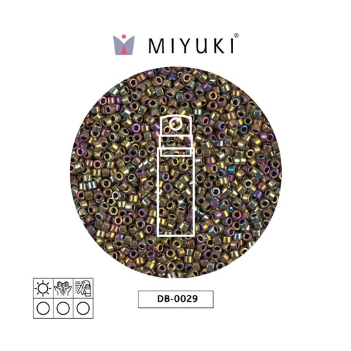 [31090] Miyuki delica 11/0 DB0029 meta med bronce AB x 10g