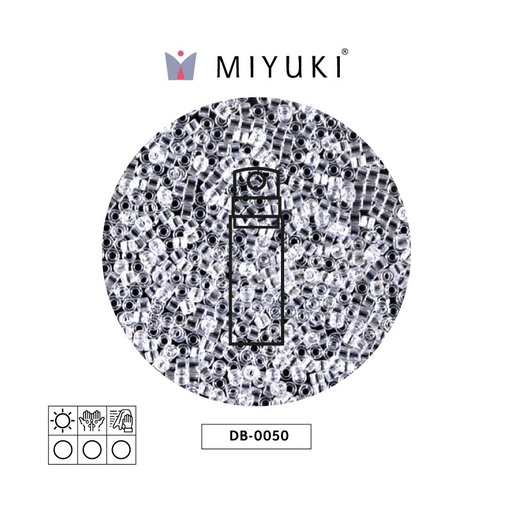 [22992] Miyuki delica 11/0 DB0050 cristal lusterr x 10g