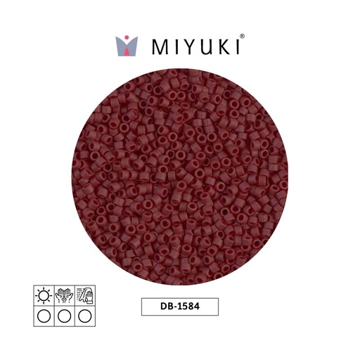 [32203] Miyuki delica 11/0 DB1584 mate opaco currant x 50g