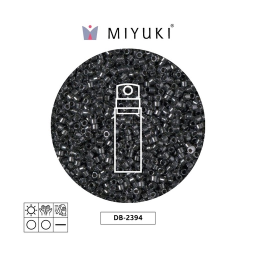[26726] Miyuki delica 11/0 DB2394 color lined steel x 10g