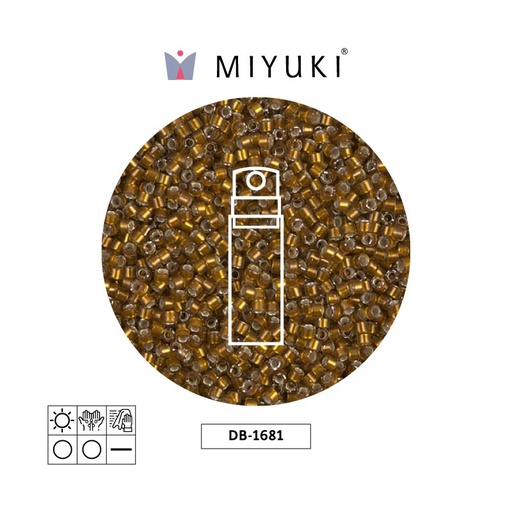 [30372] Miyuki delica 11/0 DB1681 glazed oscuro saffron x 10gr