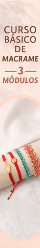 Macramé básico aplicado a la bisutería